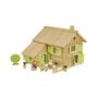 Voir la diapositive 2 : JeuJura Maison en rondins en bois - 240 pièces