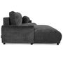 Voir la diapositive 6 : LISA DESIGN Nelly - canapé d'angle gauche 4 places convertible avec coffre en velours texturé