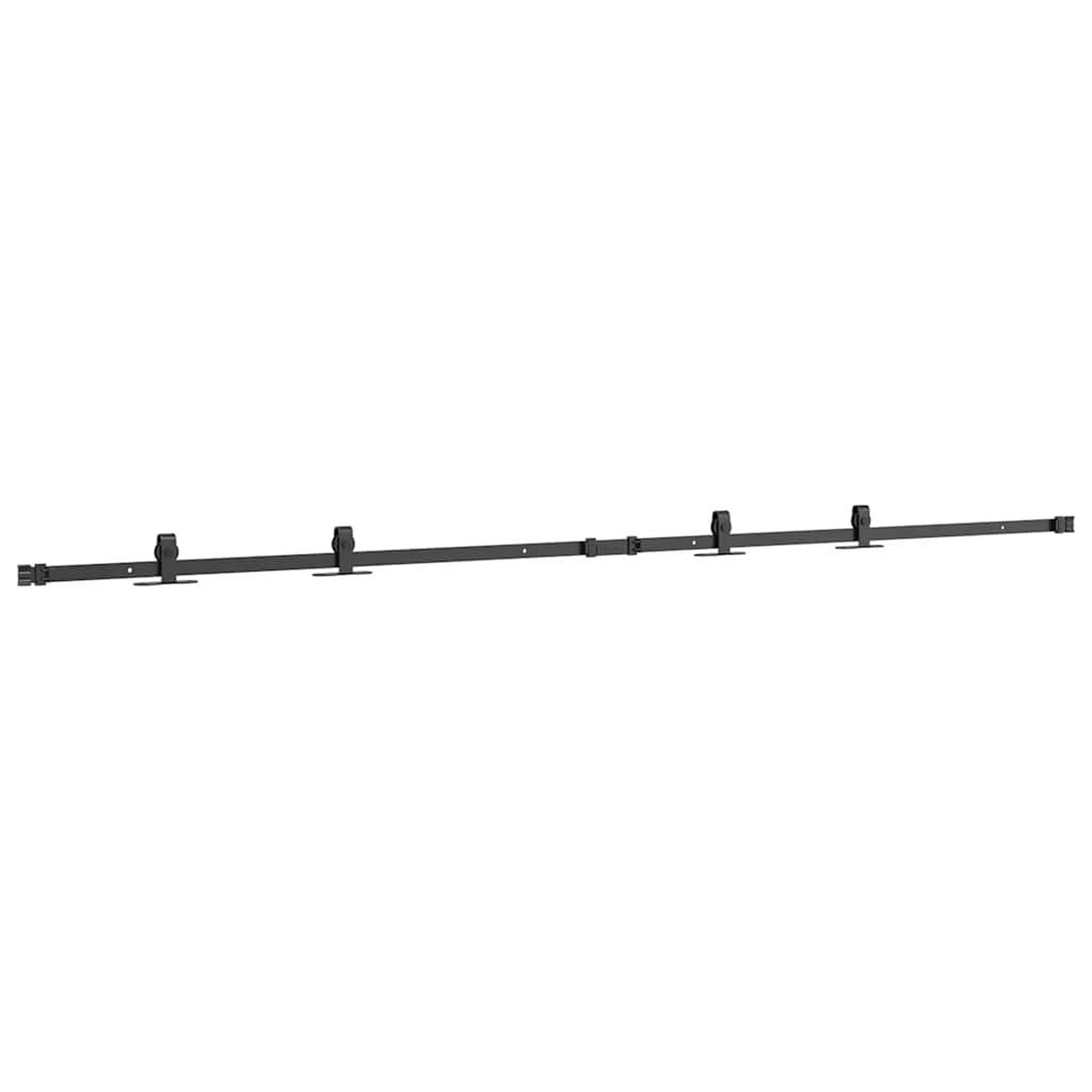 Voir la diapositive 5 : VIDAXL Kit de porte d'armoire coulissante 213 cm acier au carbone