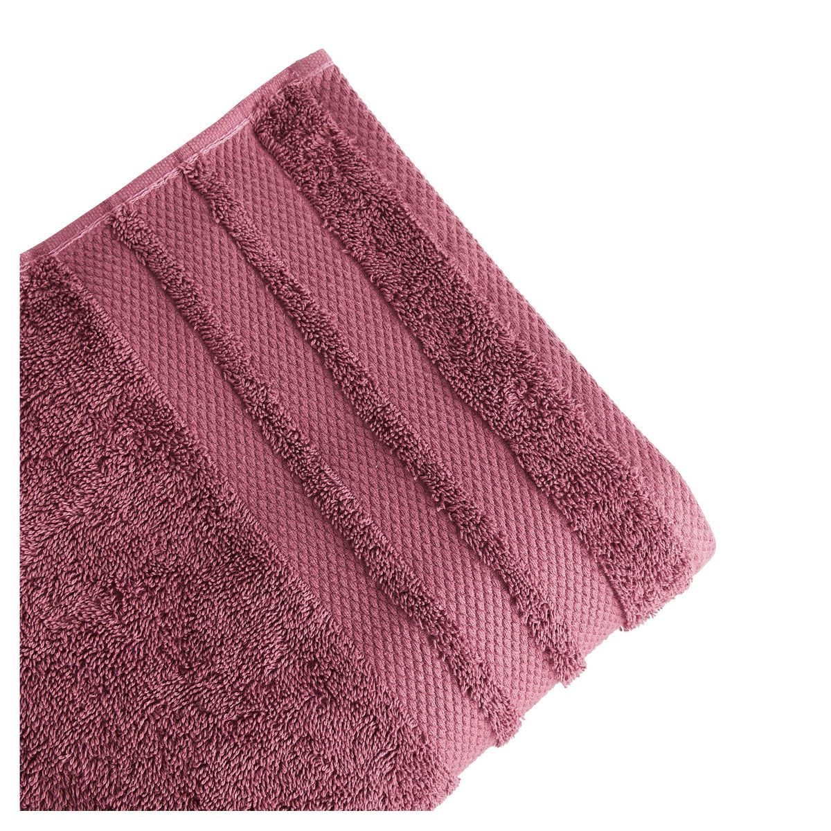 ACTUEL Serviette de toilette unie en coton 500gsm