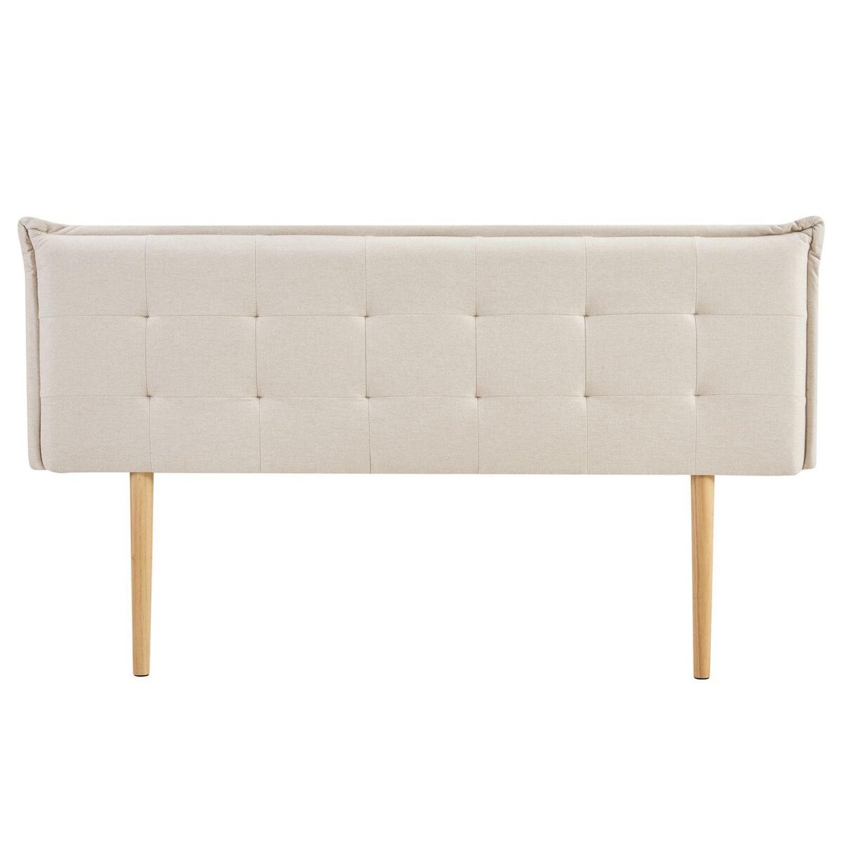 IDIMEX Tête de lit ZELOX 160 capitonnée sur pieds, en tissu