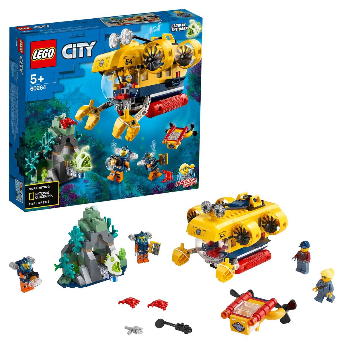 LEGO City 60264 - Le sous-marin d'exploration