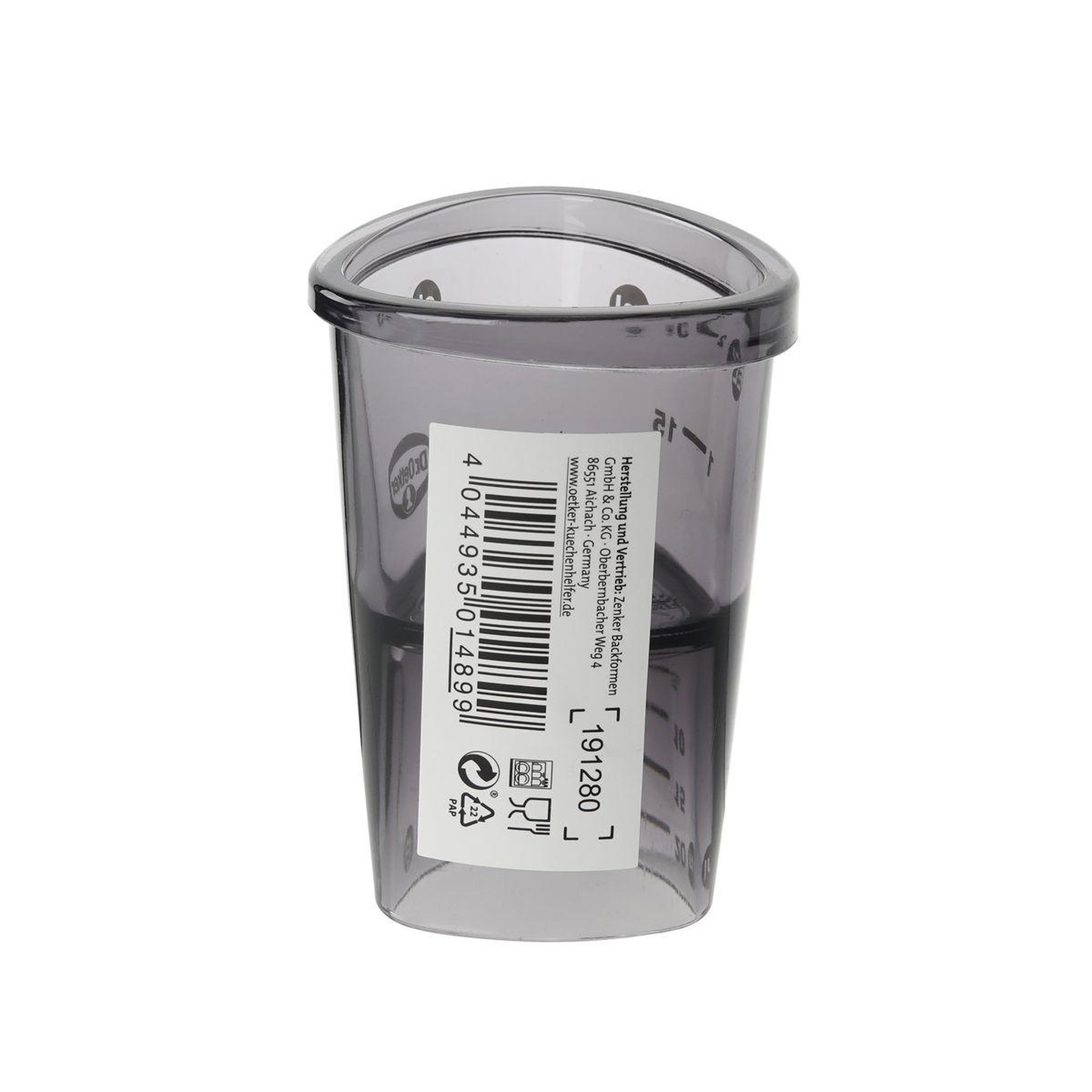 Voir la diapositive 5 : DR.OETKER Verre doseur gradué en plastique 4 cl dr.oetker
