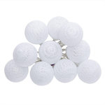 ATMOSPHERA Guirlande LED 10 boules - Blanc