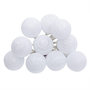 Voir la diapositive 1 : ATMOSPHERA Guirlande LED 10 boules - Blanc
