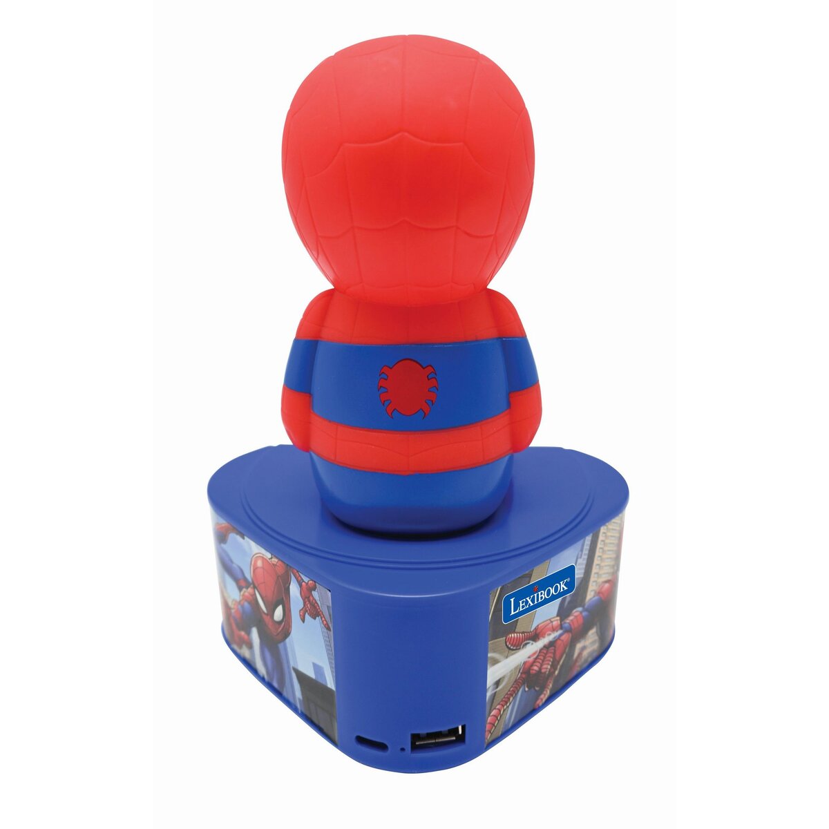 Lexibook Enceinte Bluetooth avec figurine lumineuse de Spiderman