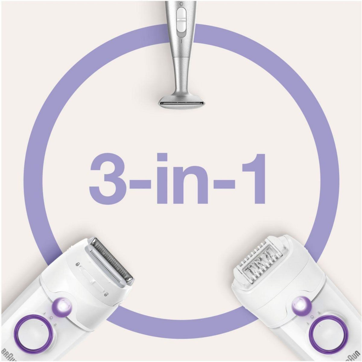 BRAUN Epilateur électrique Silk-Epil 5 SE 5-825P