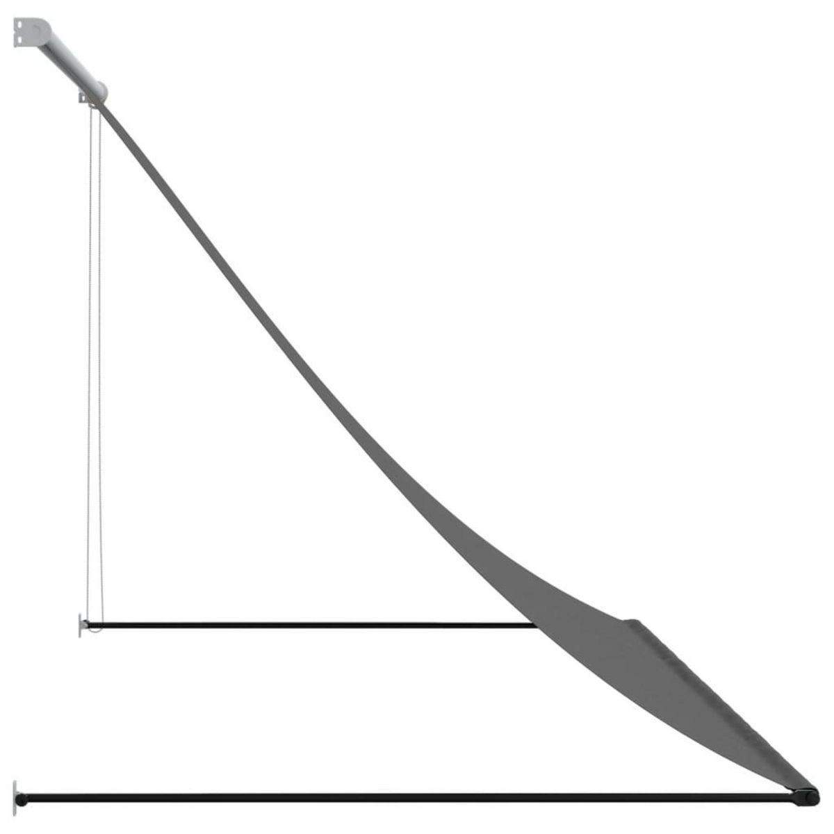 VIDAXL Auvent retractable anthracite 250x150 m tissu et acier
