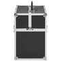 Voir la diapositive 4 : VIDAXL Mallette à maquillage 37x24x35 cm Noir Aluminium