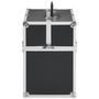 Voir la diapositive 4 : VIDAXL Mallette à maquillage 37x24x35 cm Noir Aluminium