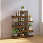 Voir la diapositive 3 : VIDAXL Support a plantes Marron miel 85x25x109,5 cm Bois massif pin