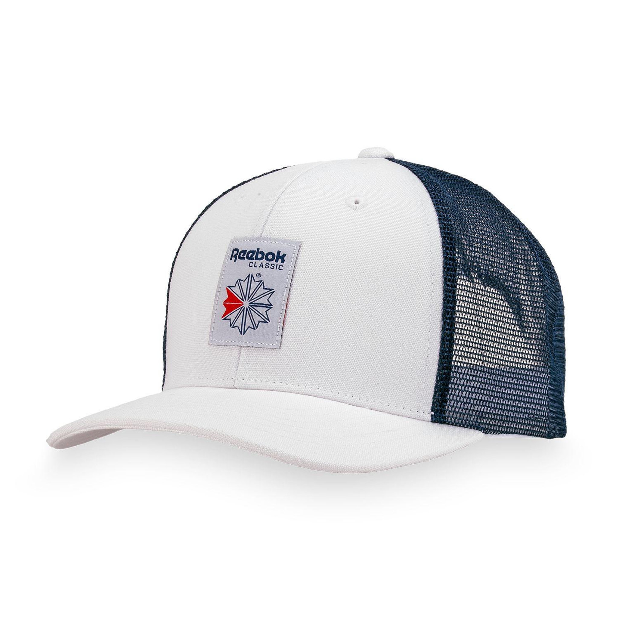 Voir la diapositive 1 : Reebok Casquette trucker avec filet et patch vector cap