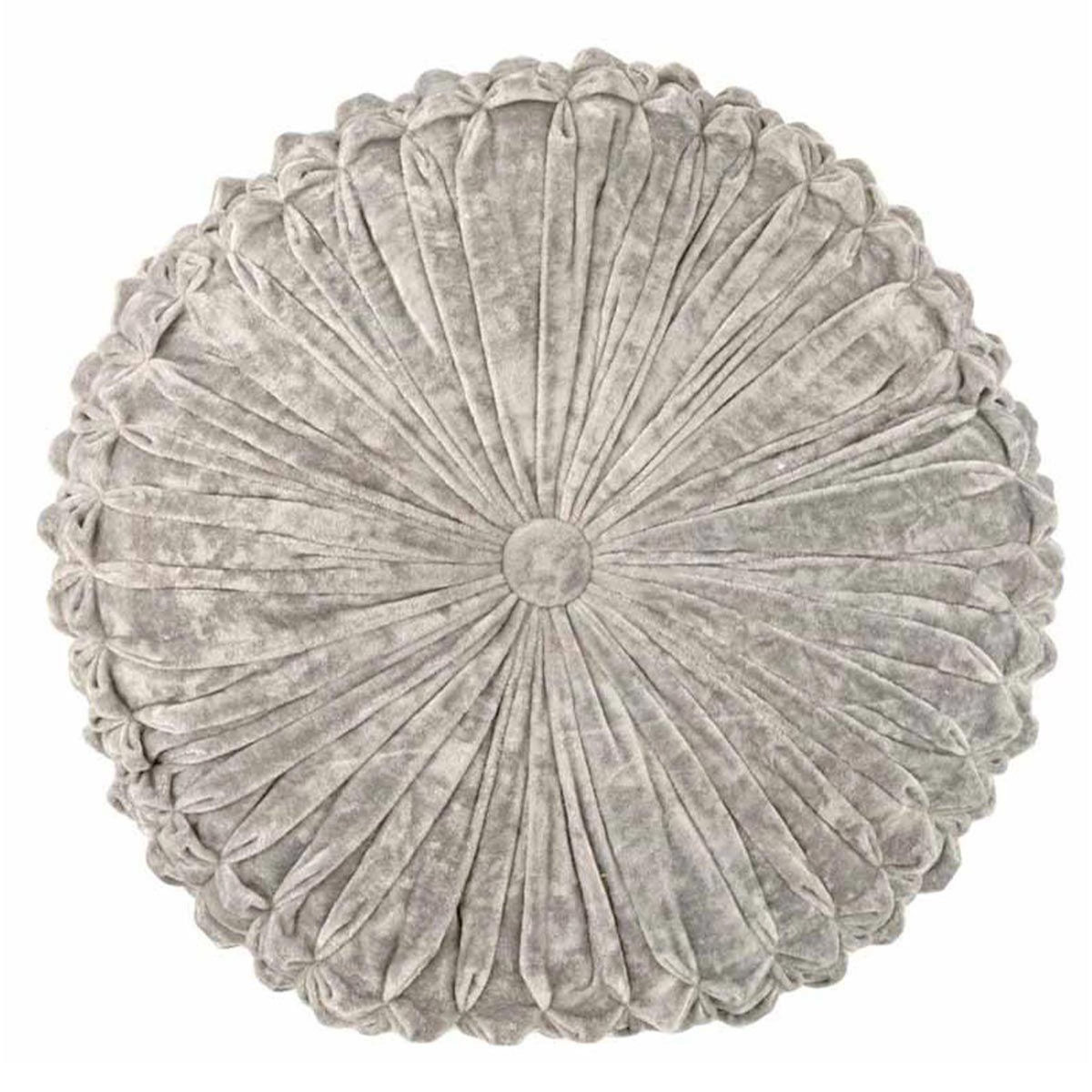 Paris Prix Coussin Rond Design  Viva  43cm Argent