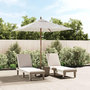 Voir la diapositive 1 : VIDAXL Parasol de jardin avec mat en bois sable 198x198x231 cm