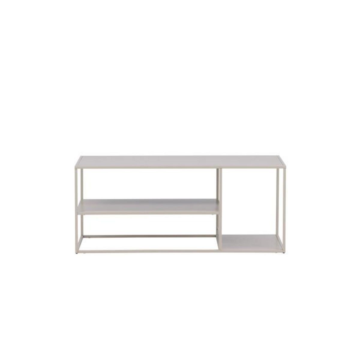 Paris Prix Table Basse Avec Étagères  Staal  120cm Beige