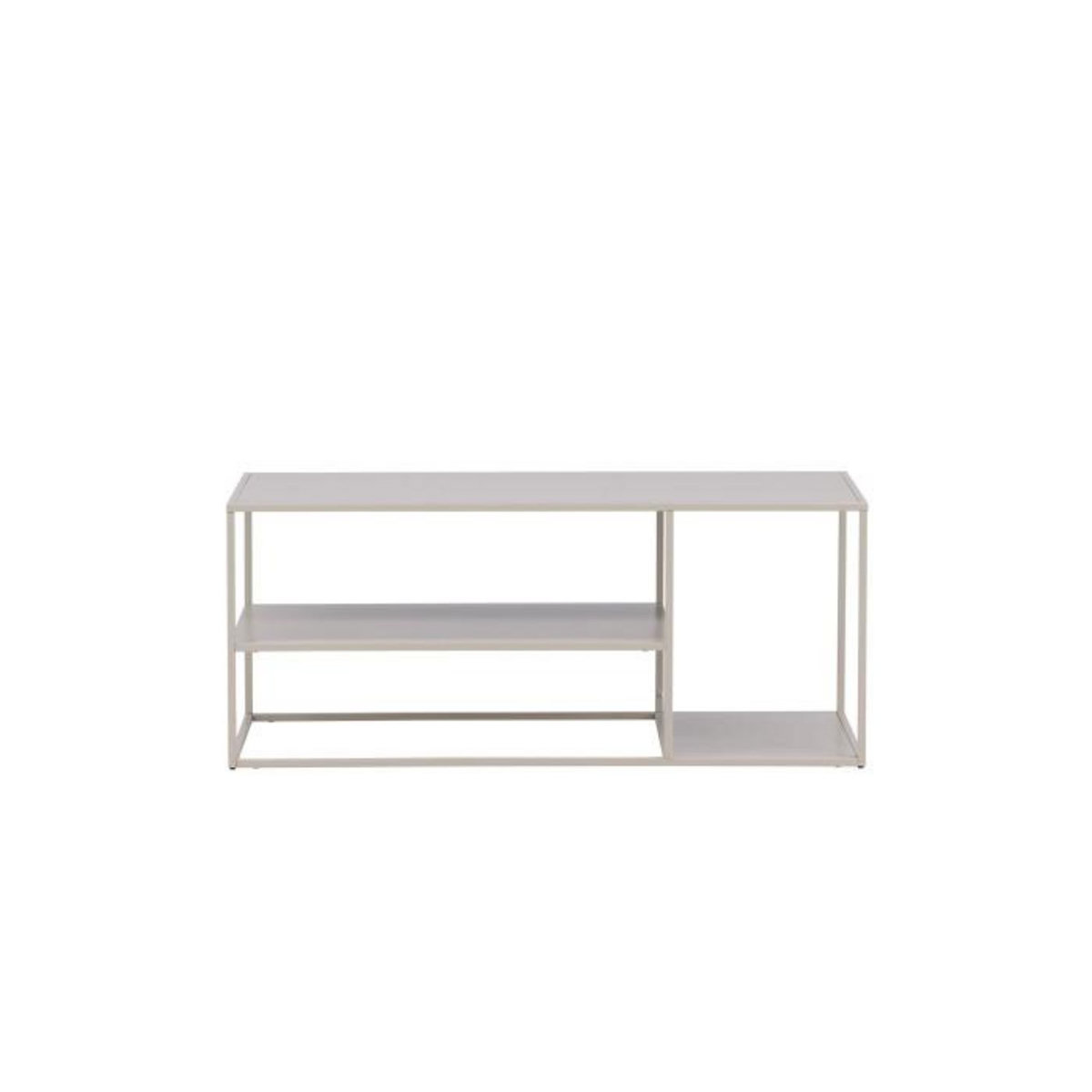 Paris Prix Table Basse Avec Étagères  Staal  120cm Beige