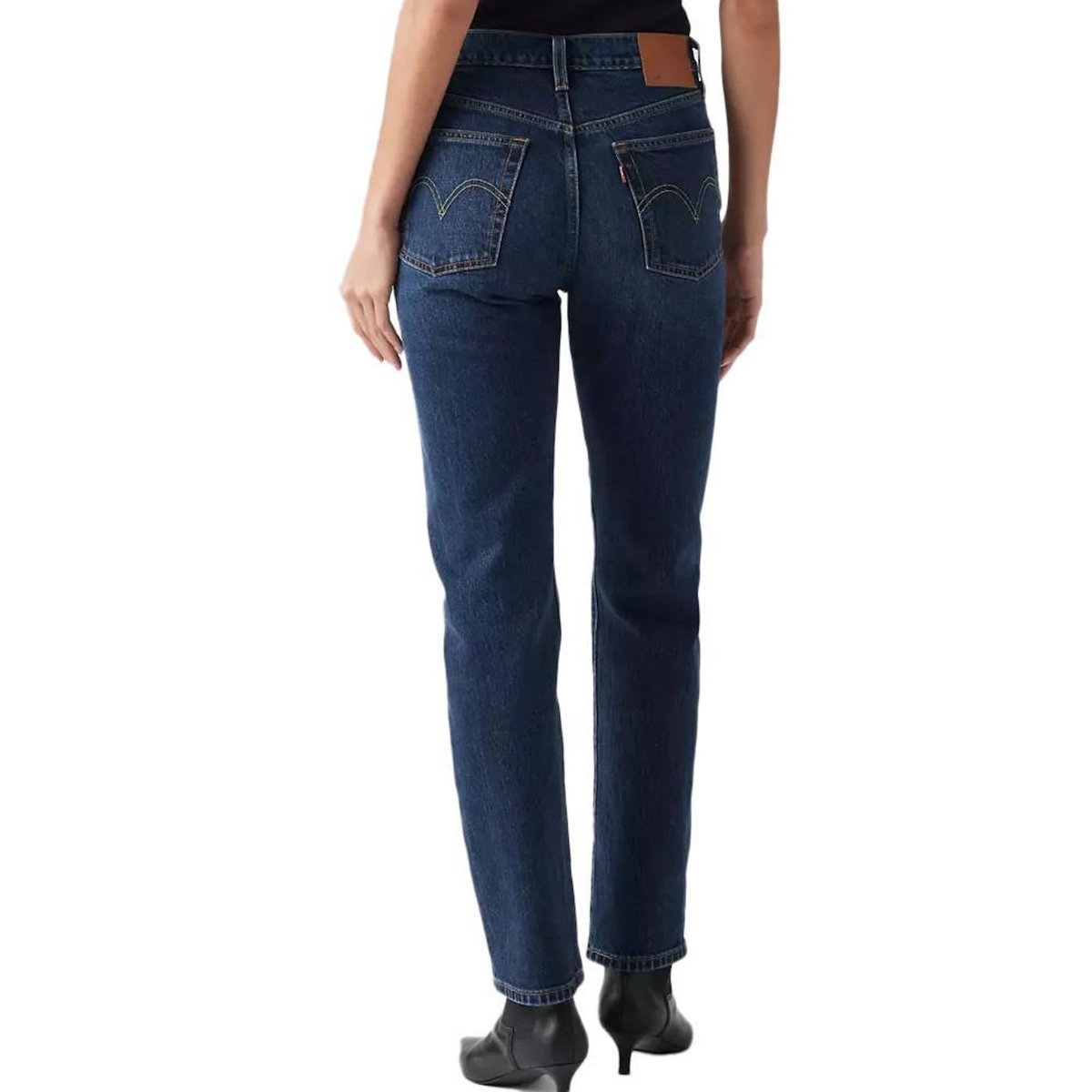 Levi's Jean 501 Bleu Brut Femme Levi's Med Indigo 12501