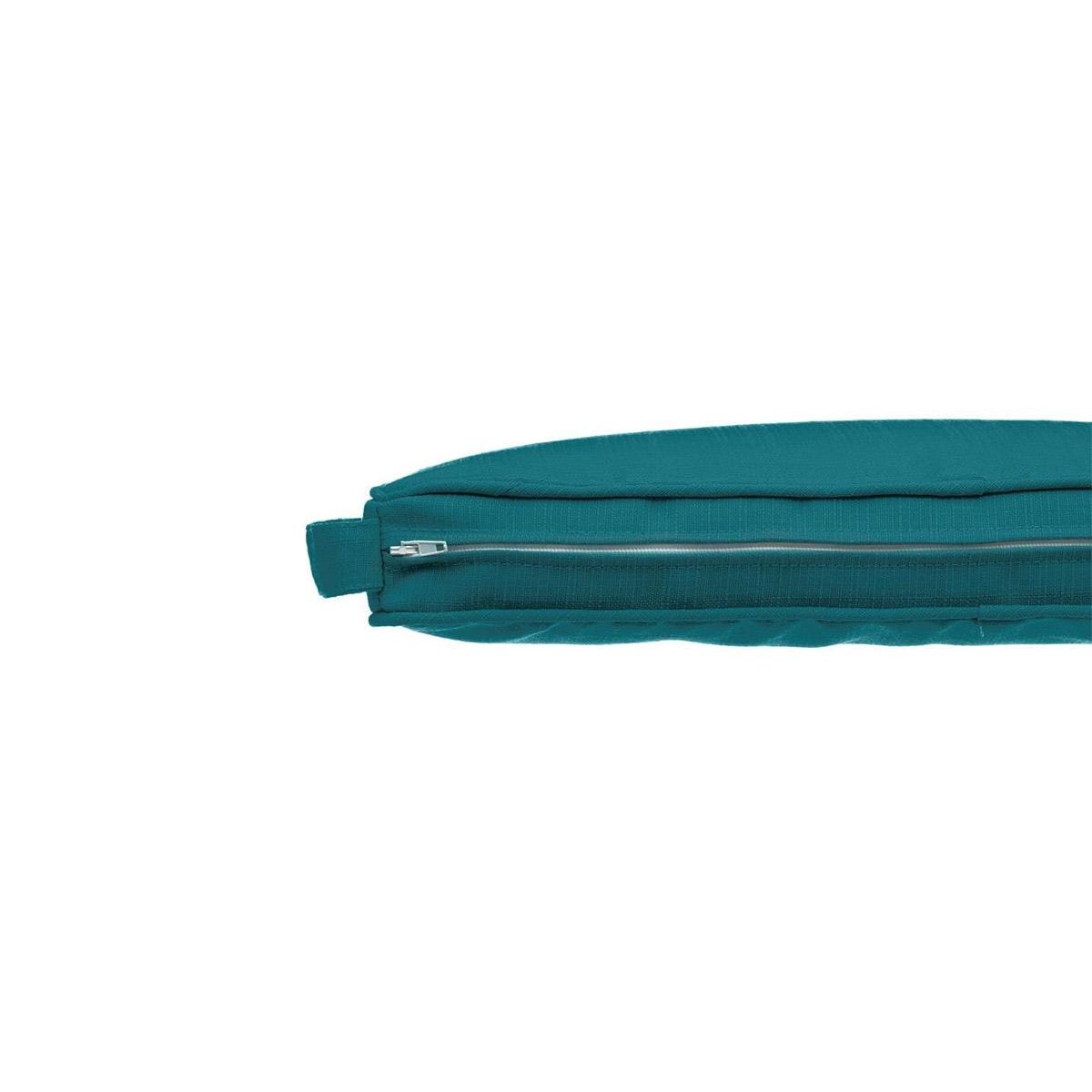 HESPERIDE Galette de chaise de jardin Bleu Canard - 40 x 40 cm - Hespéride