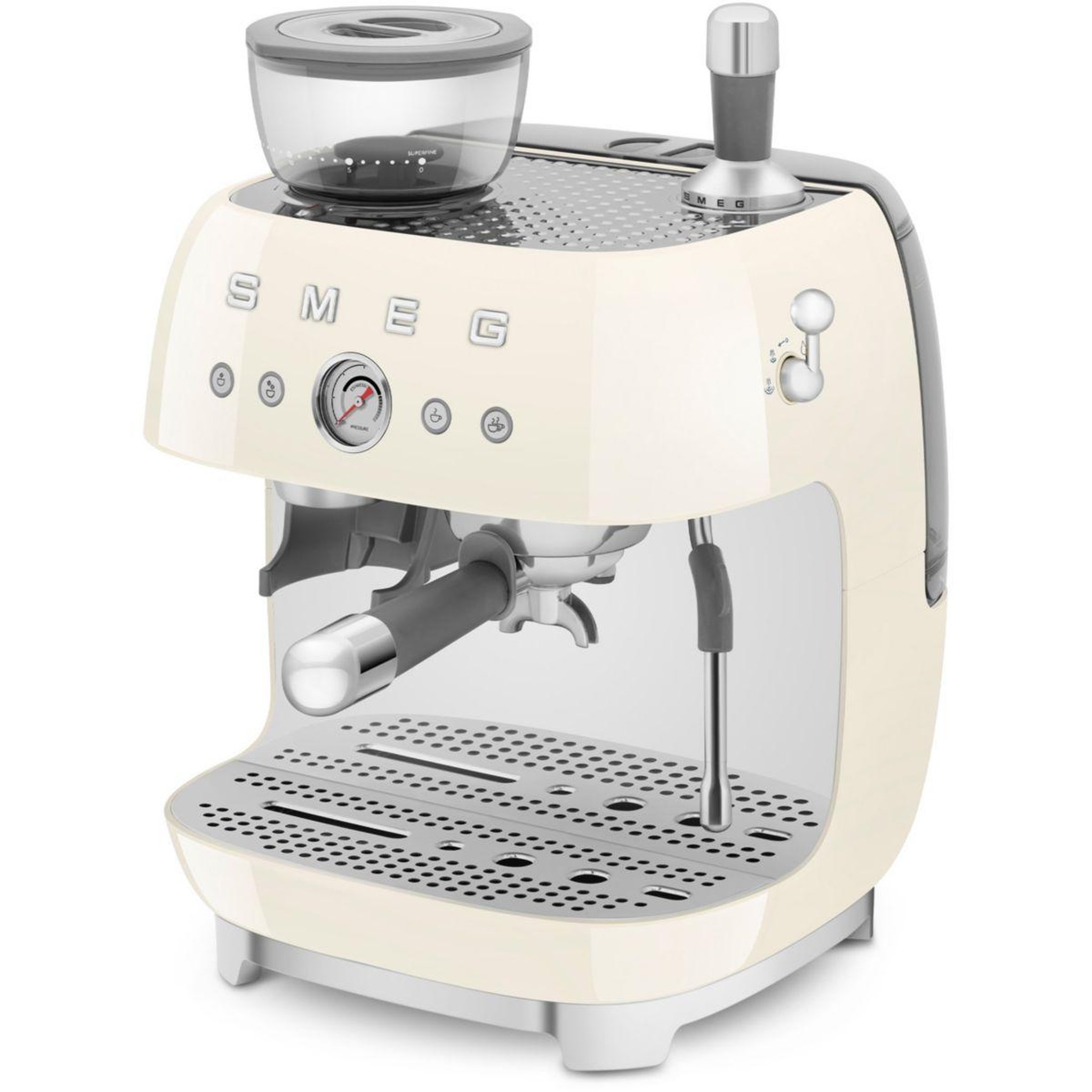 Voir la diapositive 2 : SMEG Expresso broyeur egf03creu
