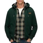 SUPERDRY Sweat Zippé  Homme Superdry Essential. Coloris disponibles : Vert