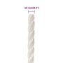 Voir la diapositive 6 : VIDAXL Corde de travail Blanc 10 mm 50 m polypropylene