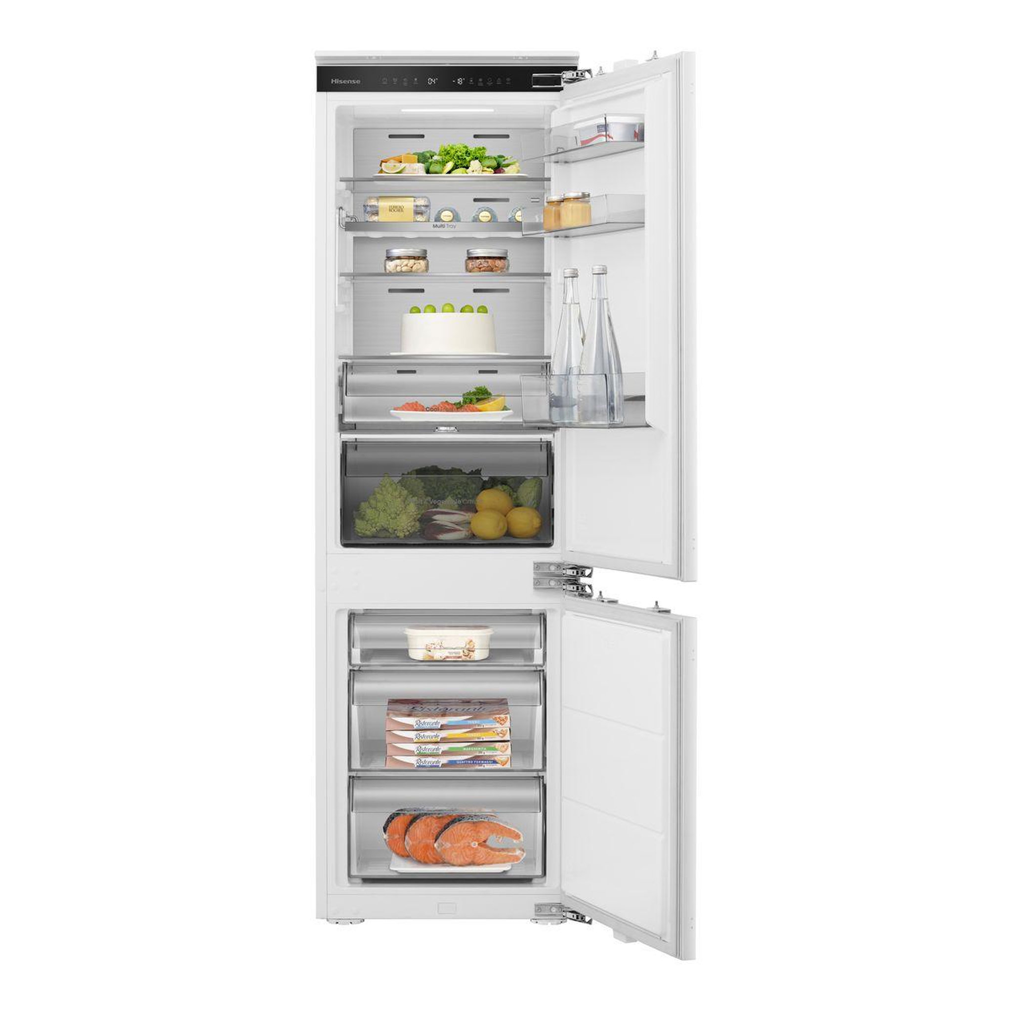 Hisense Réfrigérateur combiné encastrable rb3b250sawe
