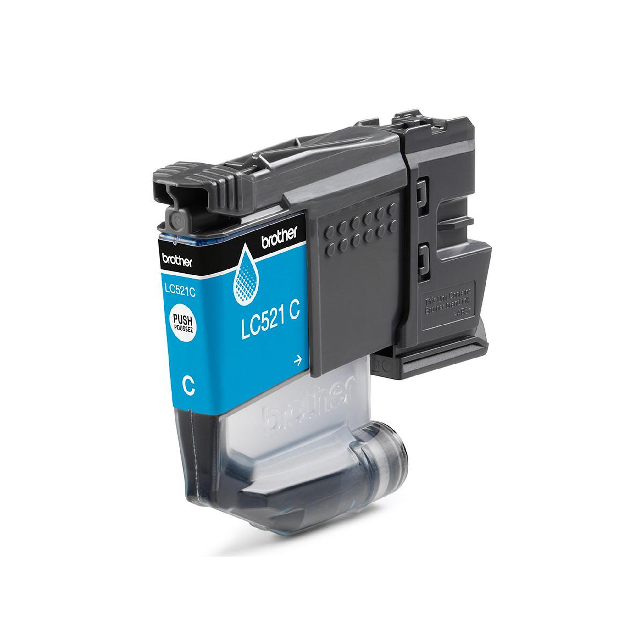 Voir la diapositive 3 : Brother Cartouche d'encre Originale LC521 Cyan Standard - LC521C