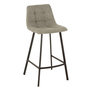Voir la diapositive 1 : Paris Prix Chaise de Bar Design  Stéphane  97cm Gris