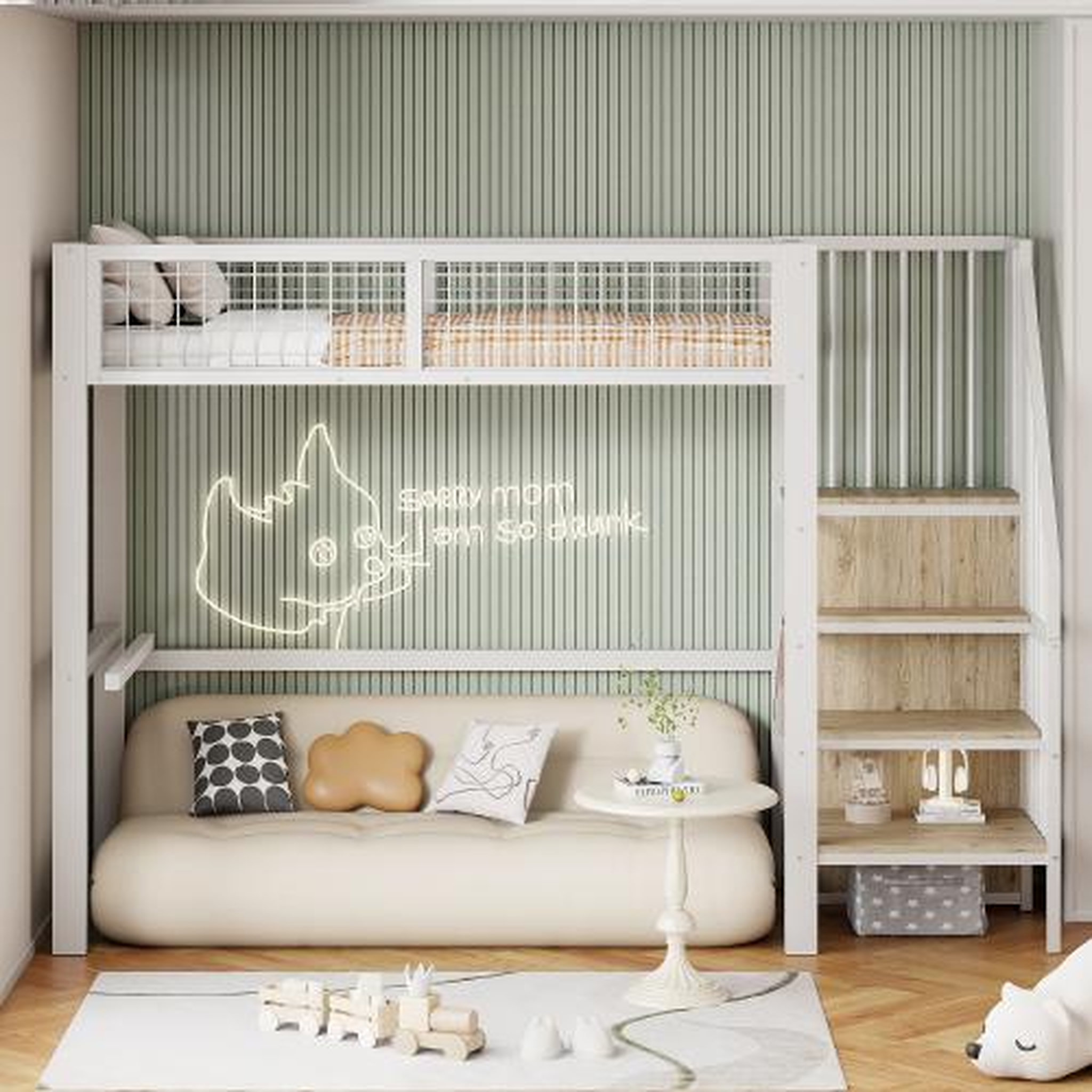 Voir la diapositive 4 : MERAX Lit mezzanine