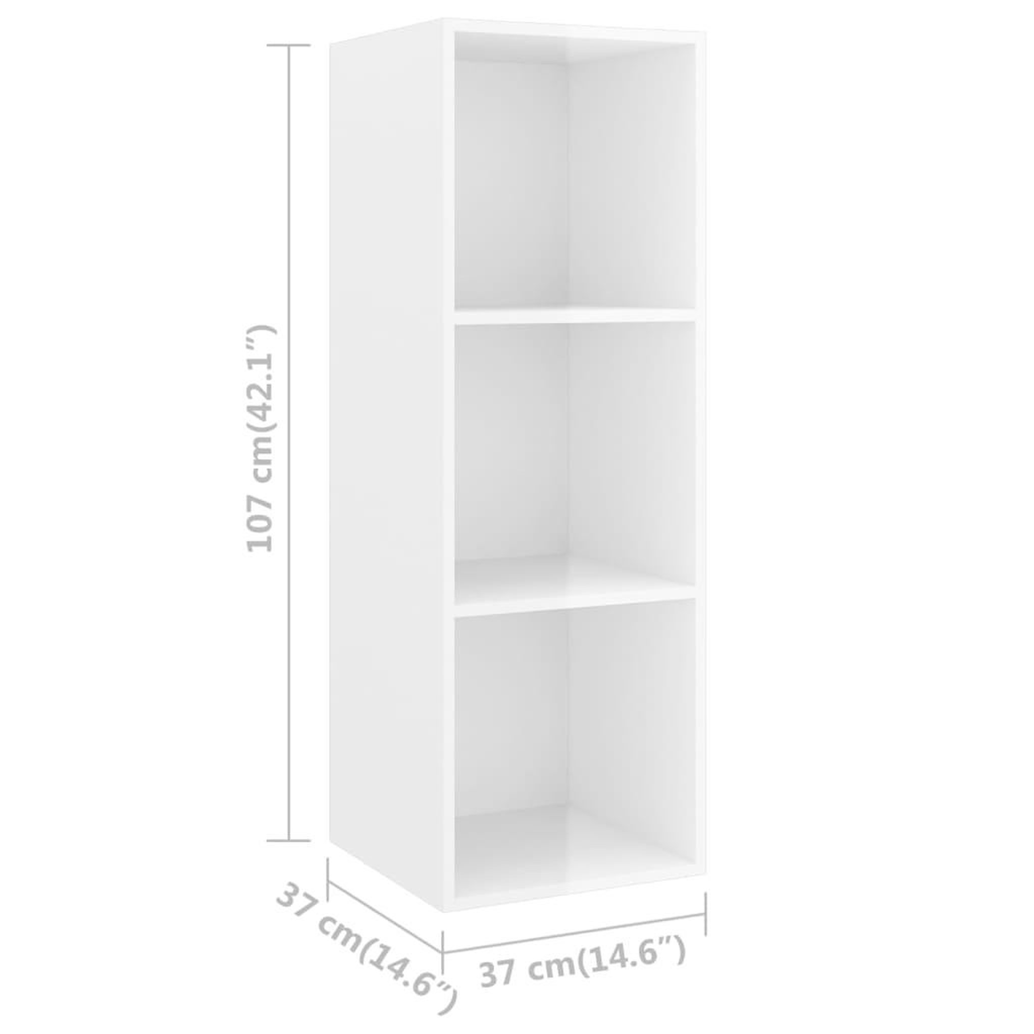 Voir la diapositive 6 : VIDAXL Meubles TV muraux 4 pcs Blanc brillant Bois d'ingenierie
