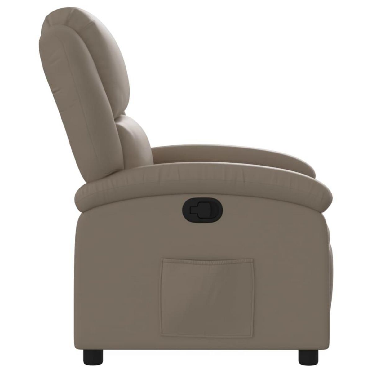 VIDAXL Fauteuil inclinable Cappuccino Similicuir