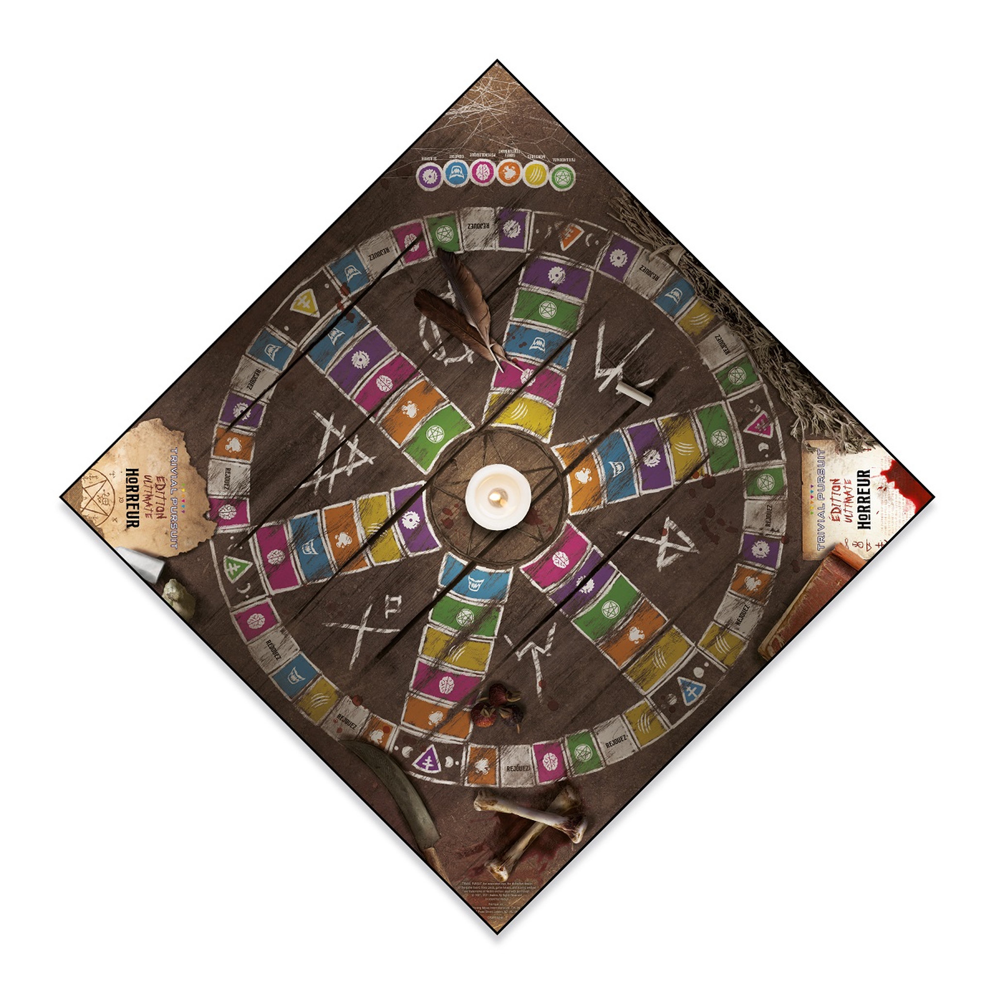 Voir la diapositive 2 :  WINNING MOVES Trivial Pursuit - Horreur