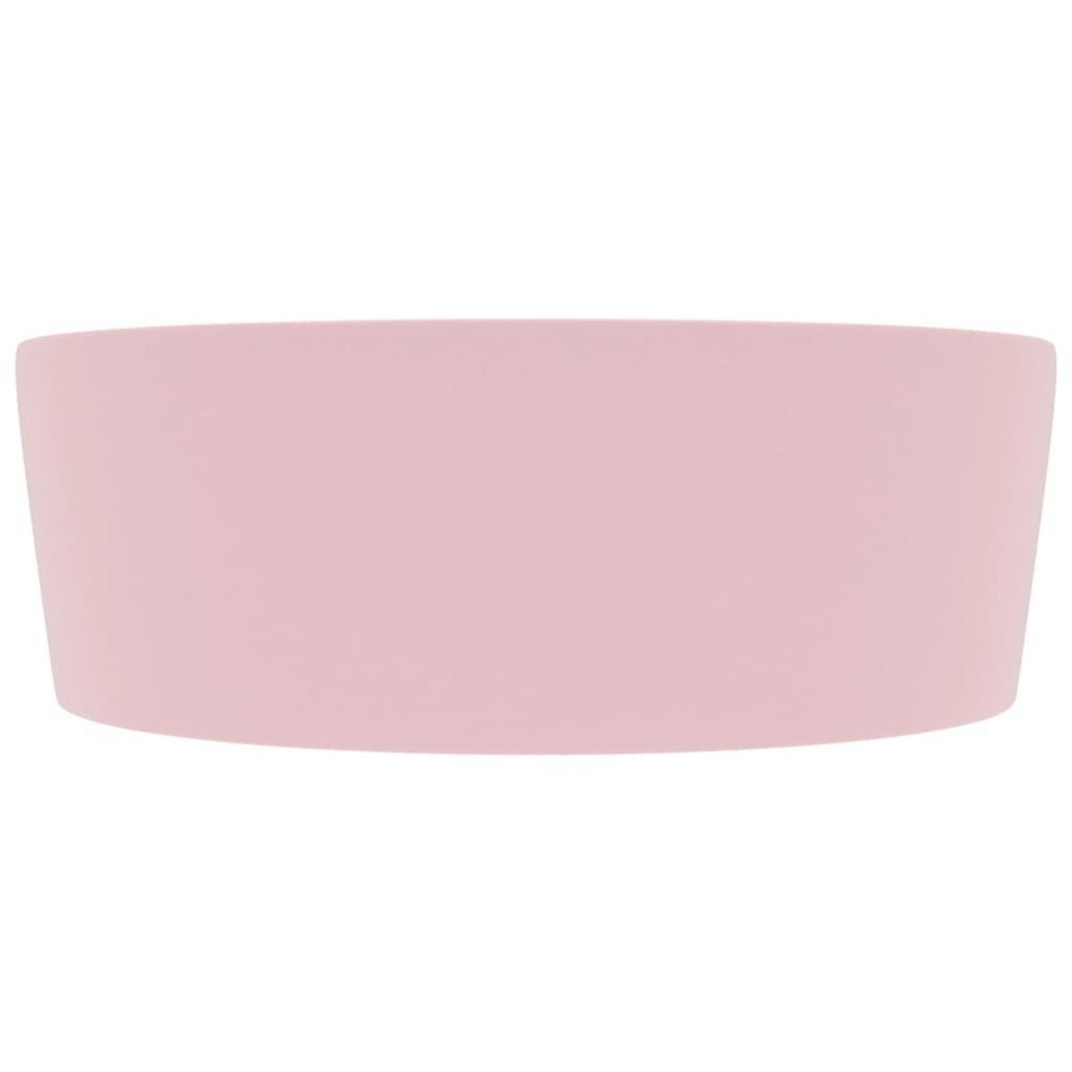 VIDAXL Lavabo de luxe avec trop-plein Rose mat 36x13 cm Ceramique