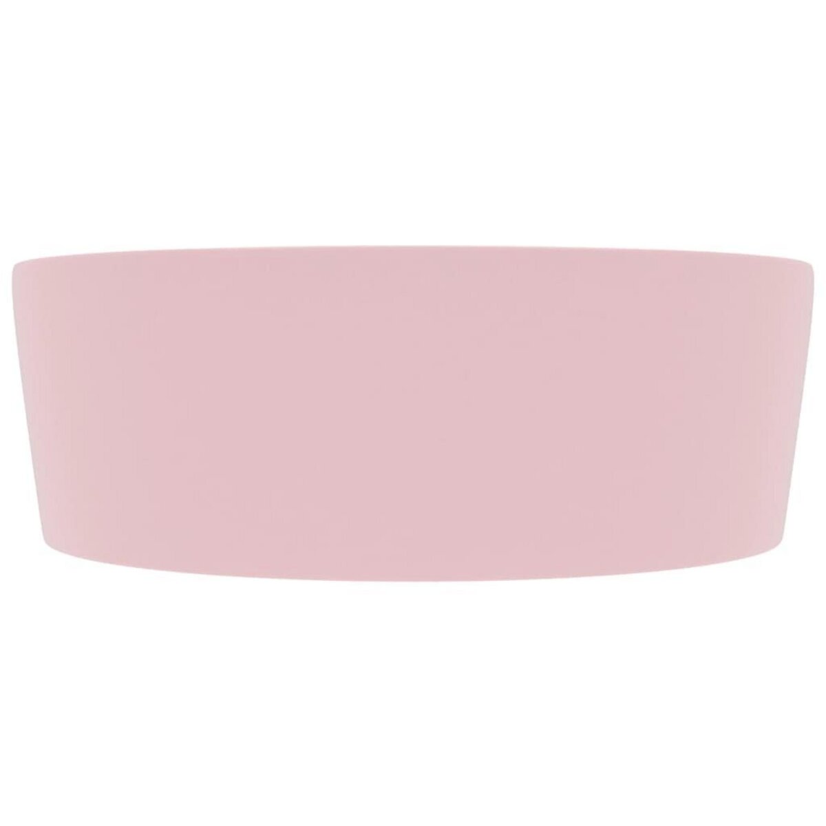 VIDAXL Lavabo de luxe avec trop-plein Rose mat 36x13 cm Ceramique