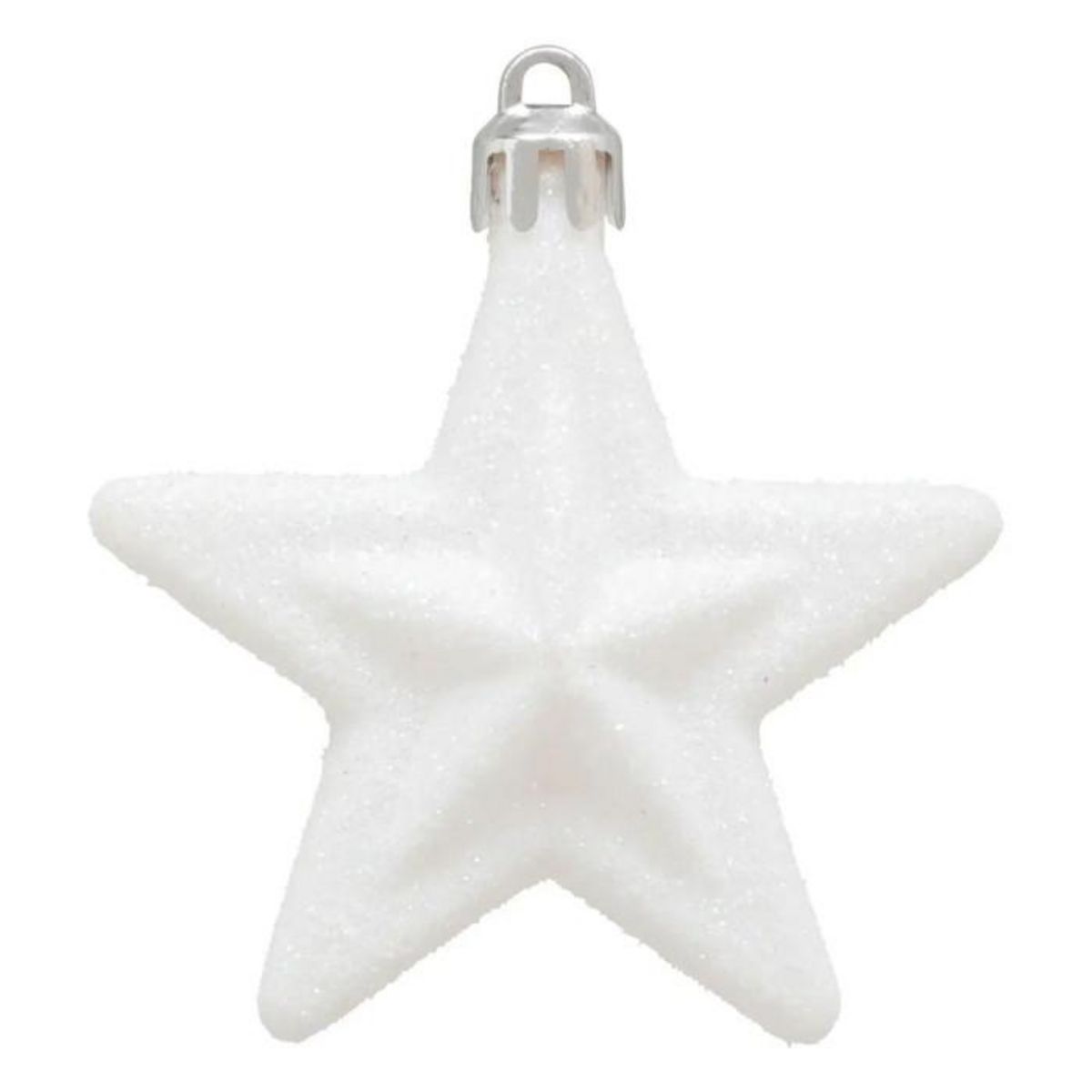 ATMOSPHERA Sujet de Noël 6 Pièces  Christmas Country  6cm Rouge & Blanc