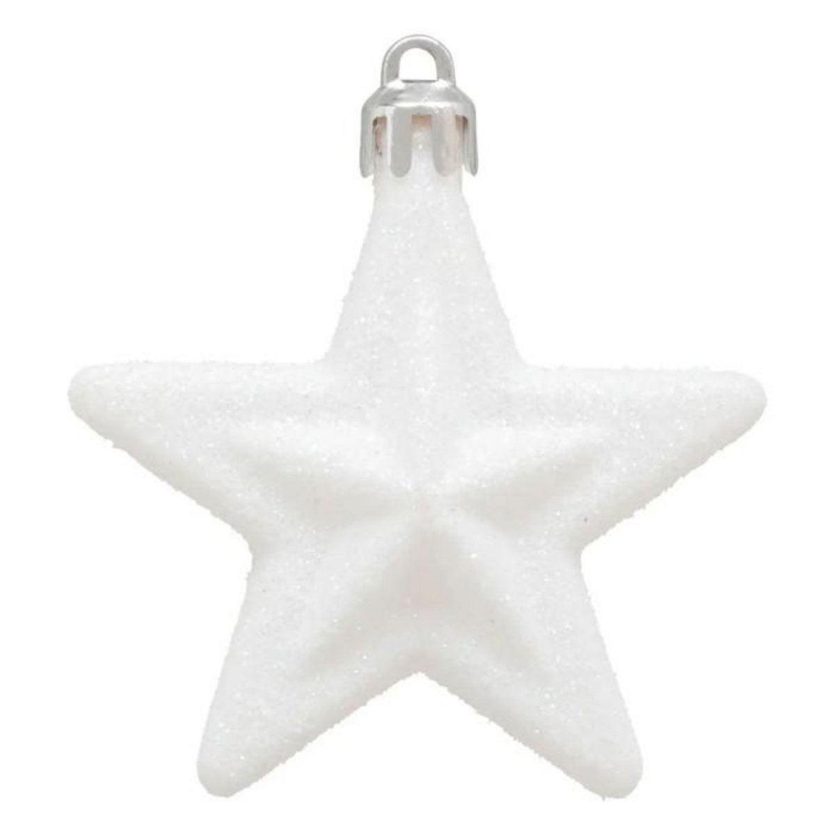 ATMOSPHERA Sujet de Noël 6 Pièces  Christmas Country  6cm Rouge & Blanc