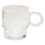 Voir la diapositive 2 : SECRET DE GOURMET Lot de 6 Mugs en Verre  Lorène  30cl Transparent