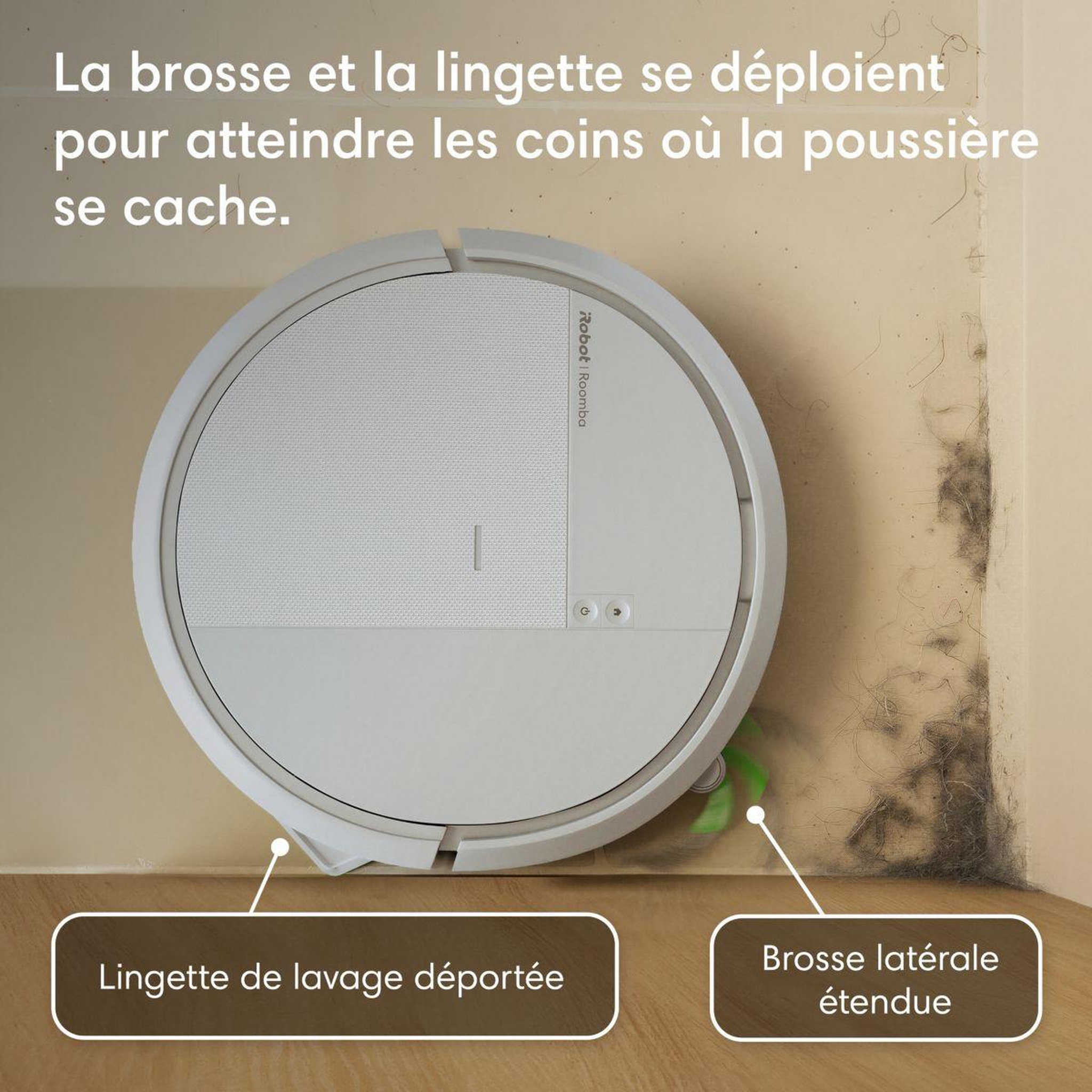 Voir la diapositive 5 : IROBOT Robot aspirateur laveur roomba combo 115 + auto empty