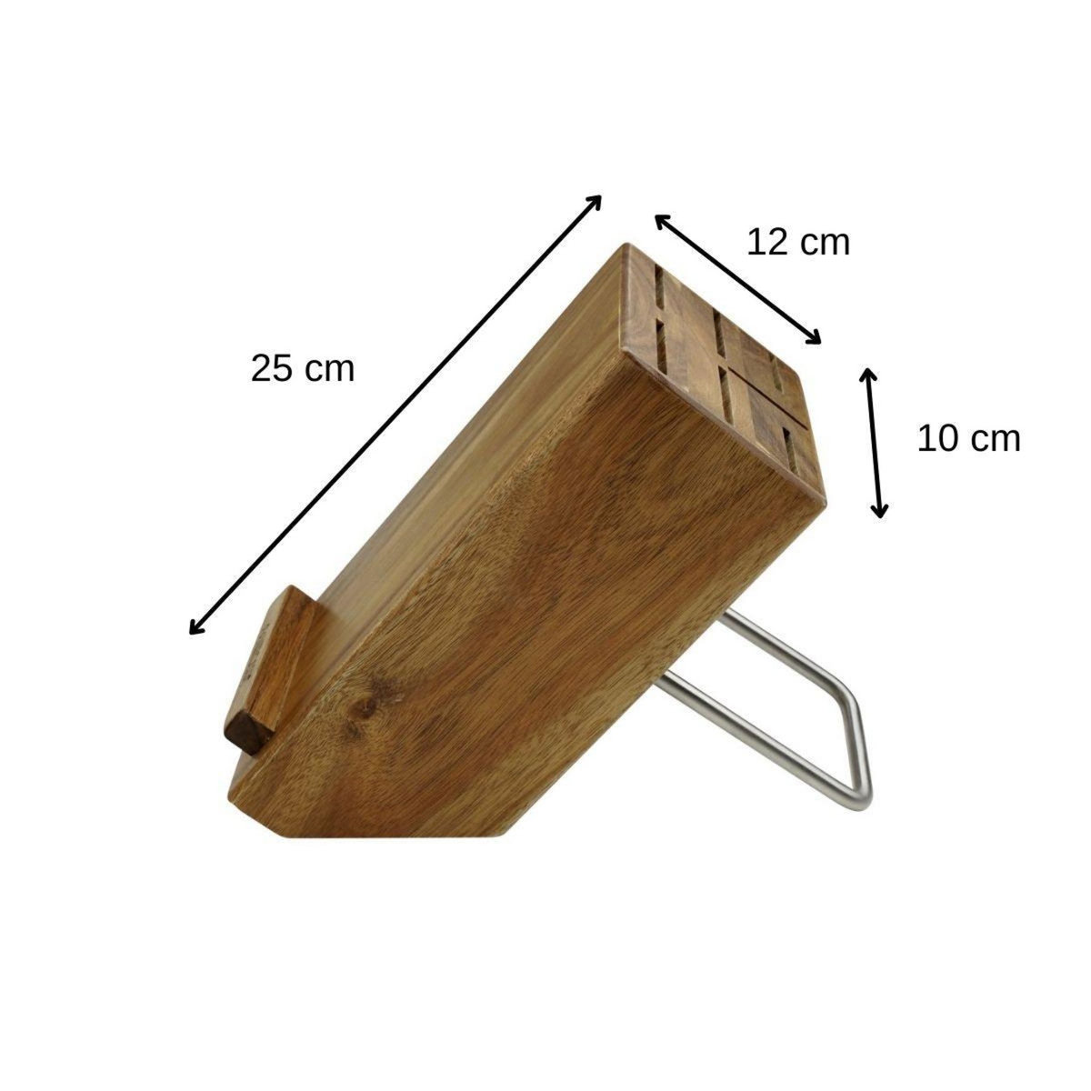 NIROSTA Bloc pour 7 couteaux avec support pour tablettes Nirosta