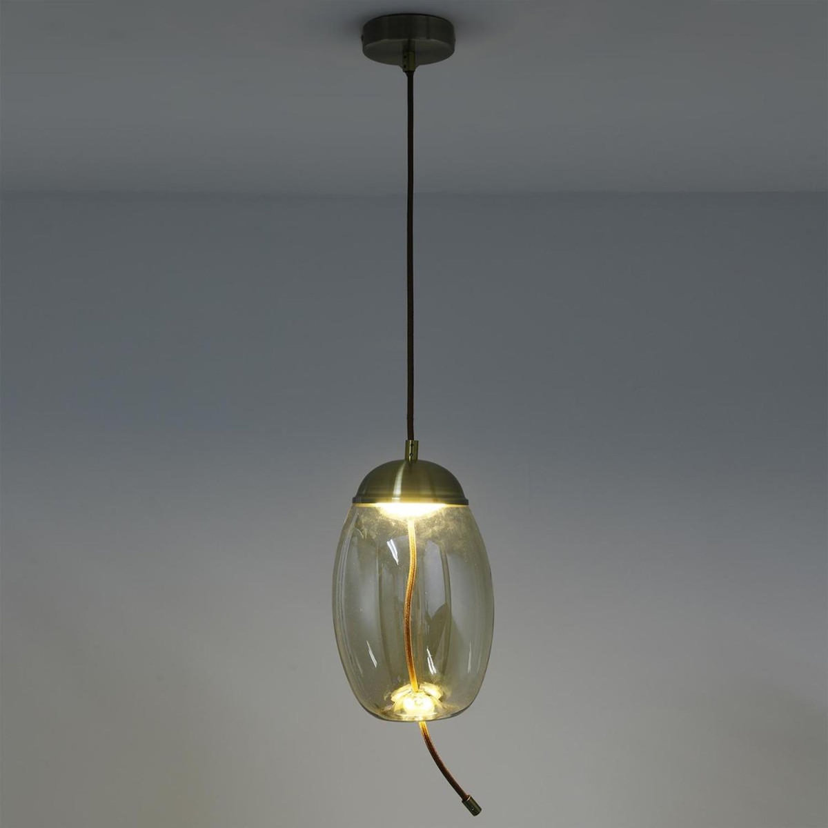 Paris Prix Suspension en Verre Led  Dalio  29cm Transparent