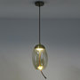 Voir la diapositive 4 : Paris Prix Suspension en Verre Led  Dalio  29cm Transparent
