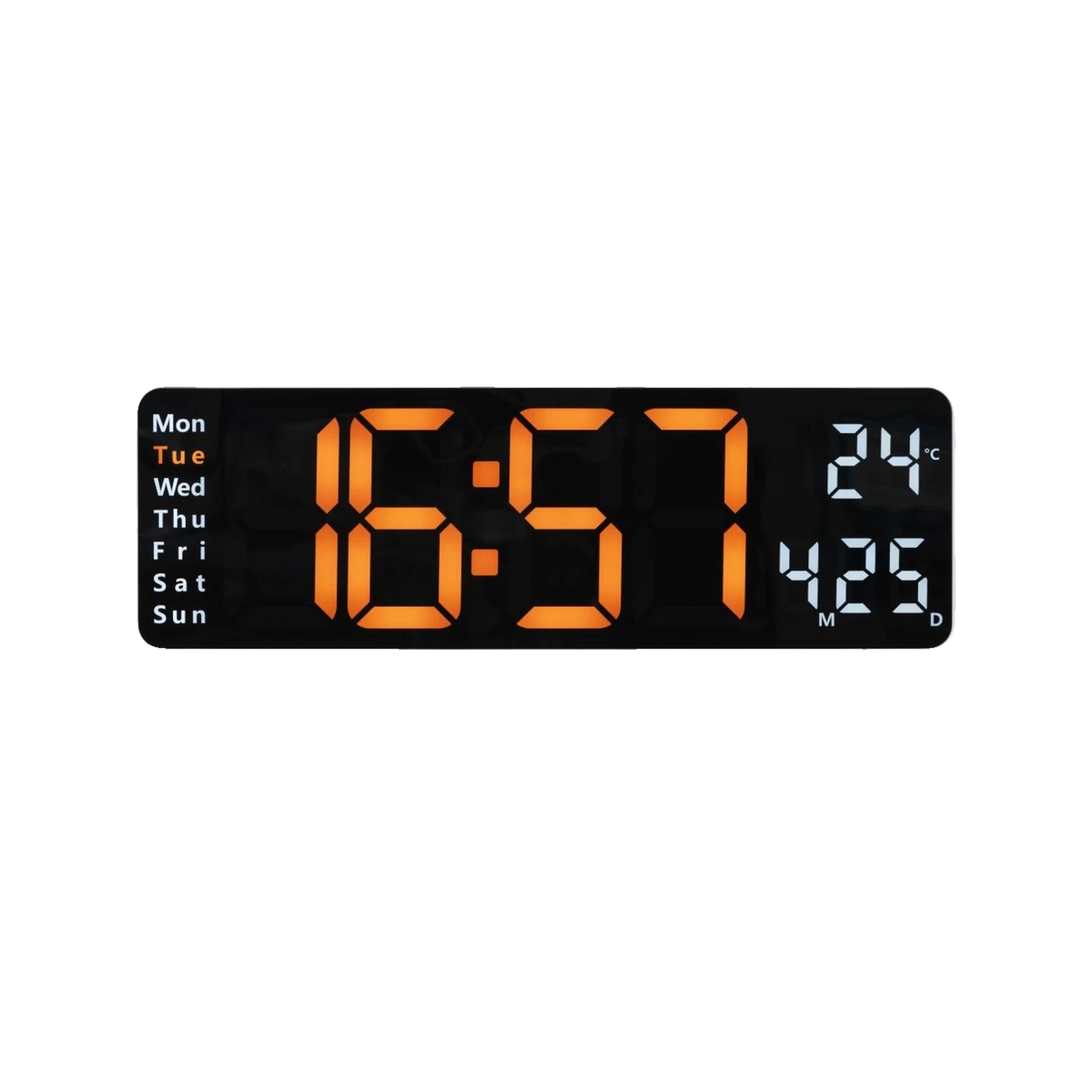 Hama Horloge Murale Hama Santa Cruz affichage LED