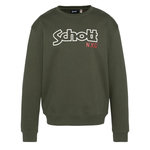 Schott Sweat  Homme Schott Stanley. Coloris disponibles : Vert