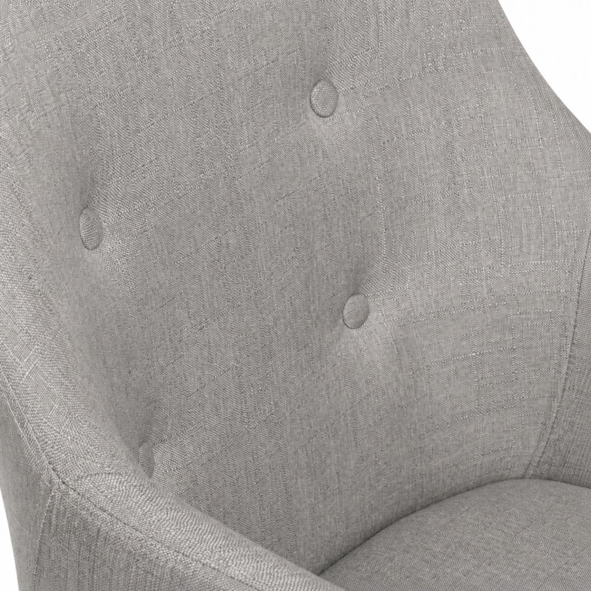 Voir la diapositive 6 : ID MARKET Lot de 2 chaises de salle à manger scandinaves, fauteuils de table dania gris