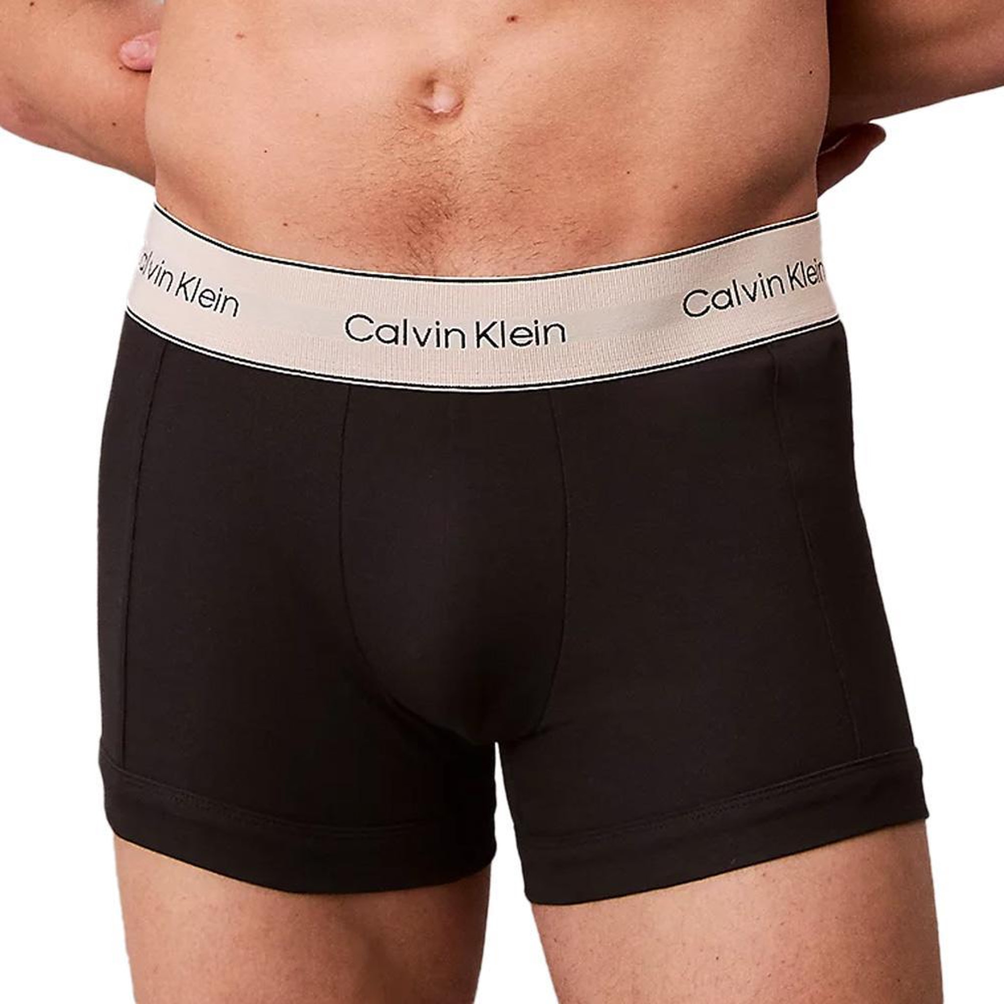 Voir la diapositive 2 : CALVIN KLEIN JEANS X3 Boxers Noir Homme Calvin Klein Jeans Heritage