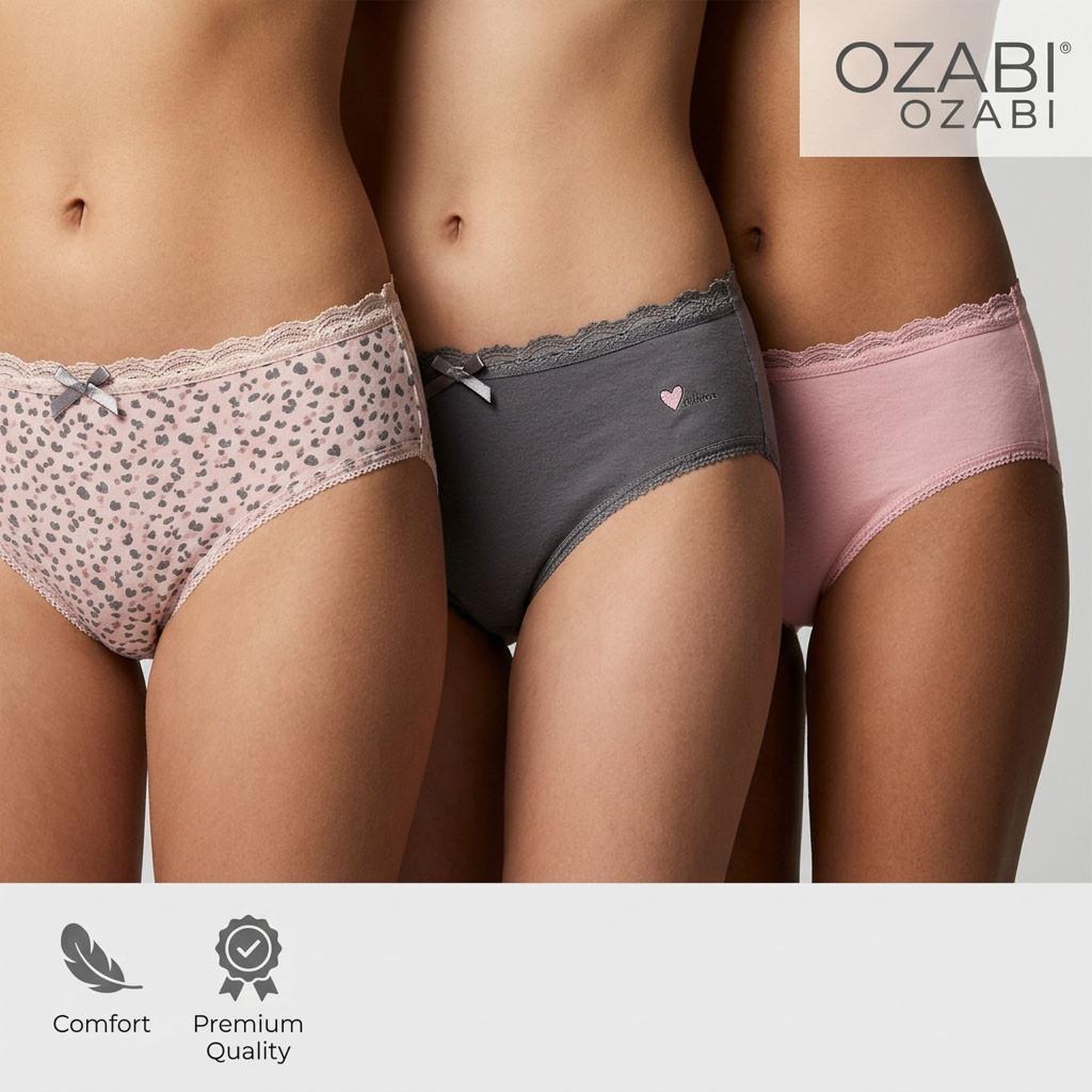 Voir la diapositive 2 : OZABI OZABI Pack Culottes Fille Coton - Lot de 6