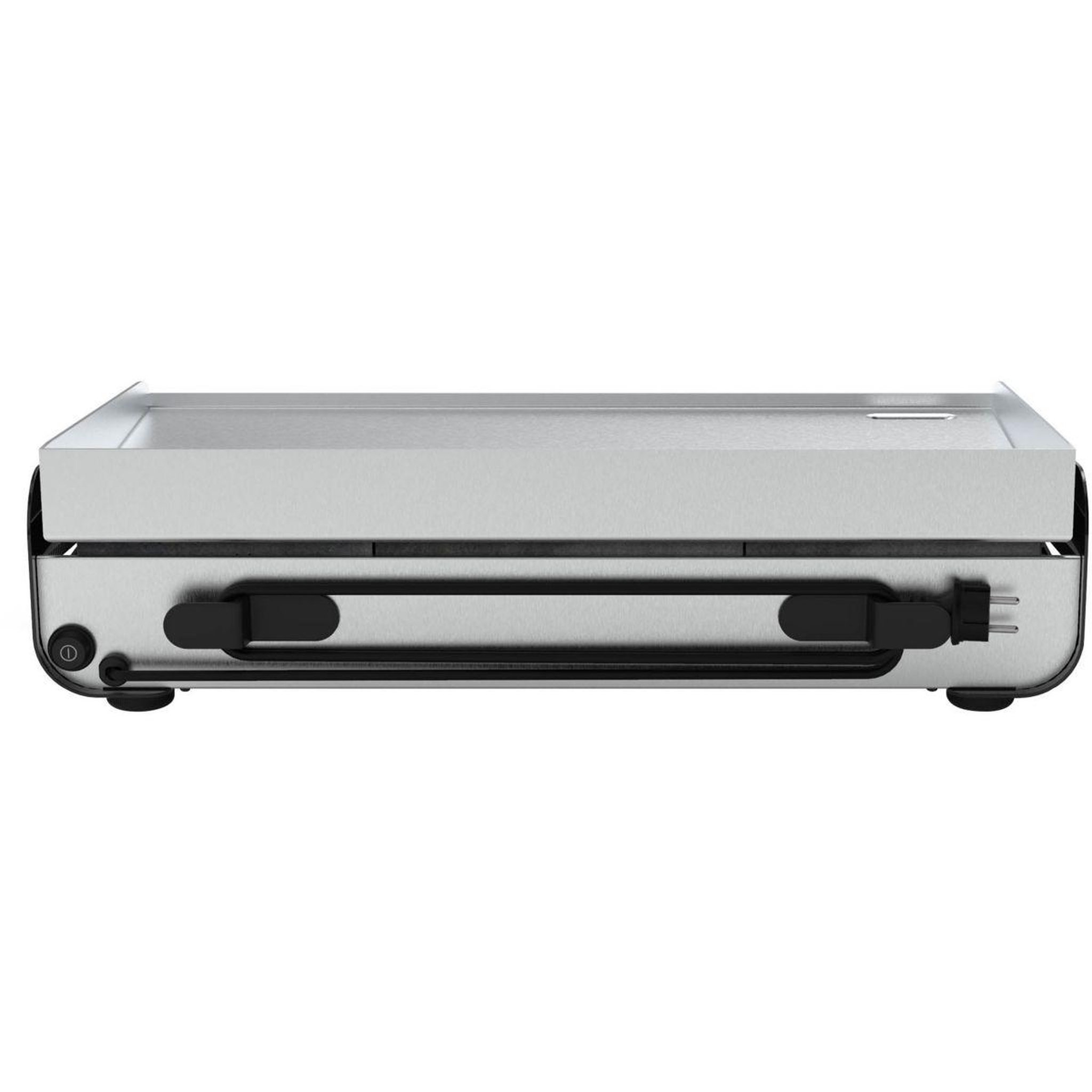 Voir la diapositive 5 : LAGRANGE Plancha électrique Pro 65L noir 2 brûleurs à poser, 65x40 cm + kit d'accessoires