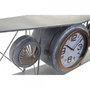 Voir la diapositive 2 : AAAAA Horloge Murale DKD Home Decor Verre Fer Avion Bois MDF Gris foncé (120 x 21 x 33.5 cm)