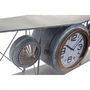 Voir la diapositive 2 : AAAAA Horloge Murale DKD Home Decor Verre Fer Avion Bois MDF Gris foncé (120 x 21 x 33.5 cm)