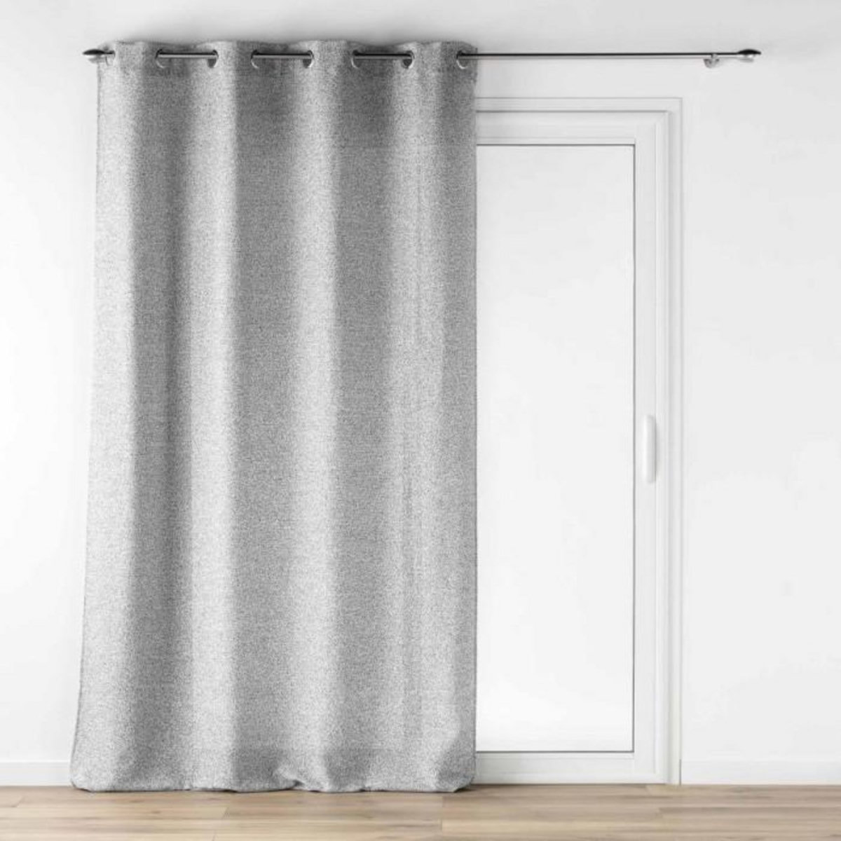 Paris Prix Rideau Voilage à Œillets  Loulaine  140x280cm Gris